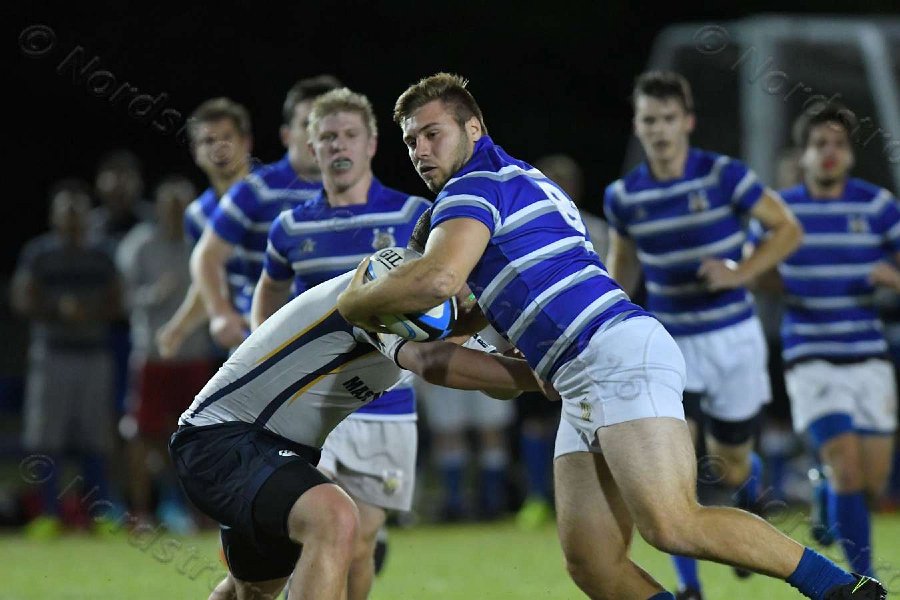 Wheaton Men\'s Rugby vs Mass Maritime.  Photo by Keith Nordstrom